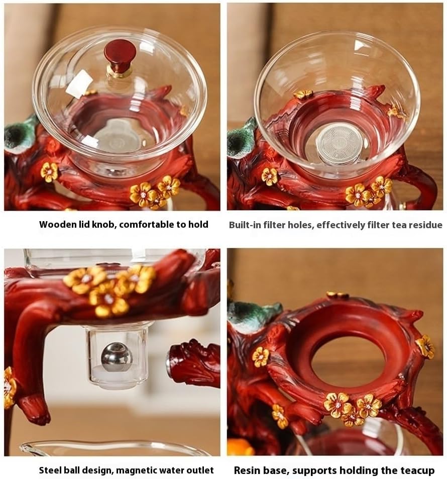 Tea Set Simple tea brewing tool visually brews and enjoys leaves expanding Teapot Set