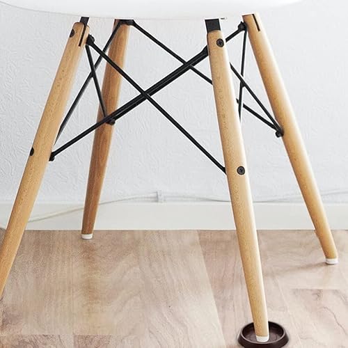 Miniatura 2 de Cabilock 10 piezas de tapetes fijos para sillas protectores de pies de silla compactos tapones de rueda resistentes para el hogar, tapones para sofá