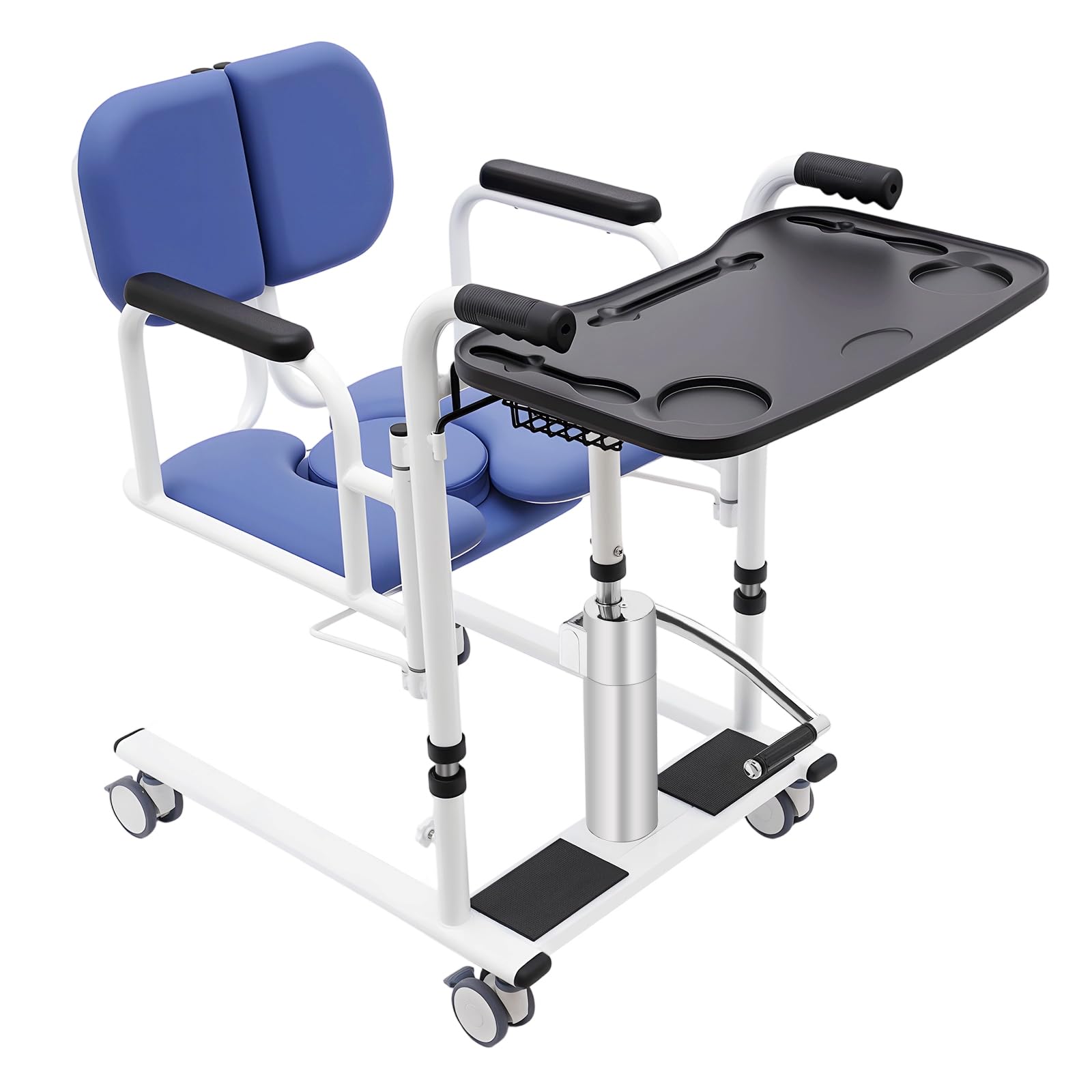 Amazon.com: 330.7lbs Hydraulic Patient Lift Chair, 180° Split Seat