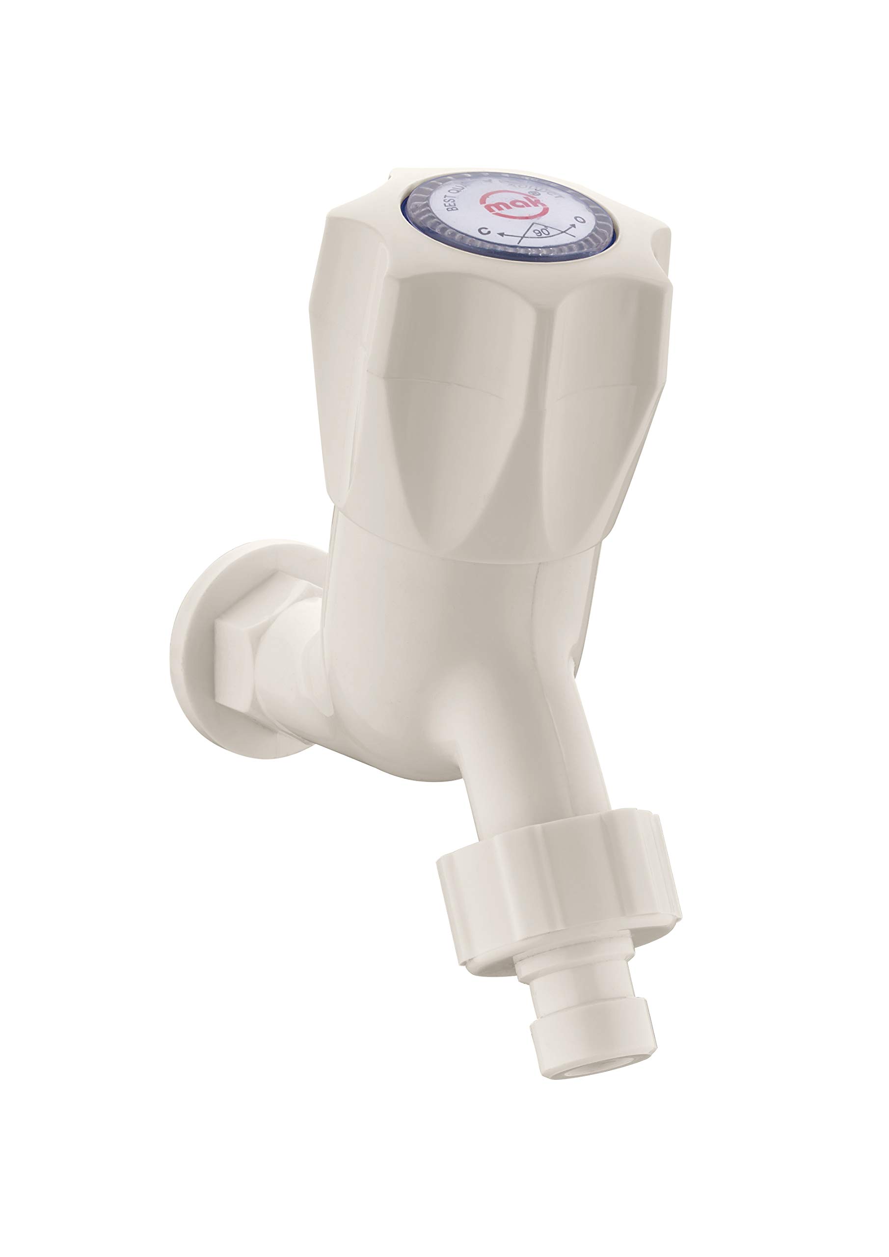 Nixnine Mak ABS Washing Machine Bib Cock Tap with ABS Flange and Water Saving Adapter 1/2 Inch Thread/for Bathroom washbasin, Pack of 3 (Ivory) (B082ZP64FH) Amazon Price History, Amazon Price Tracker