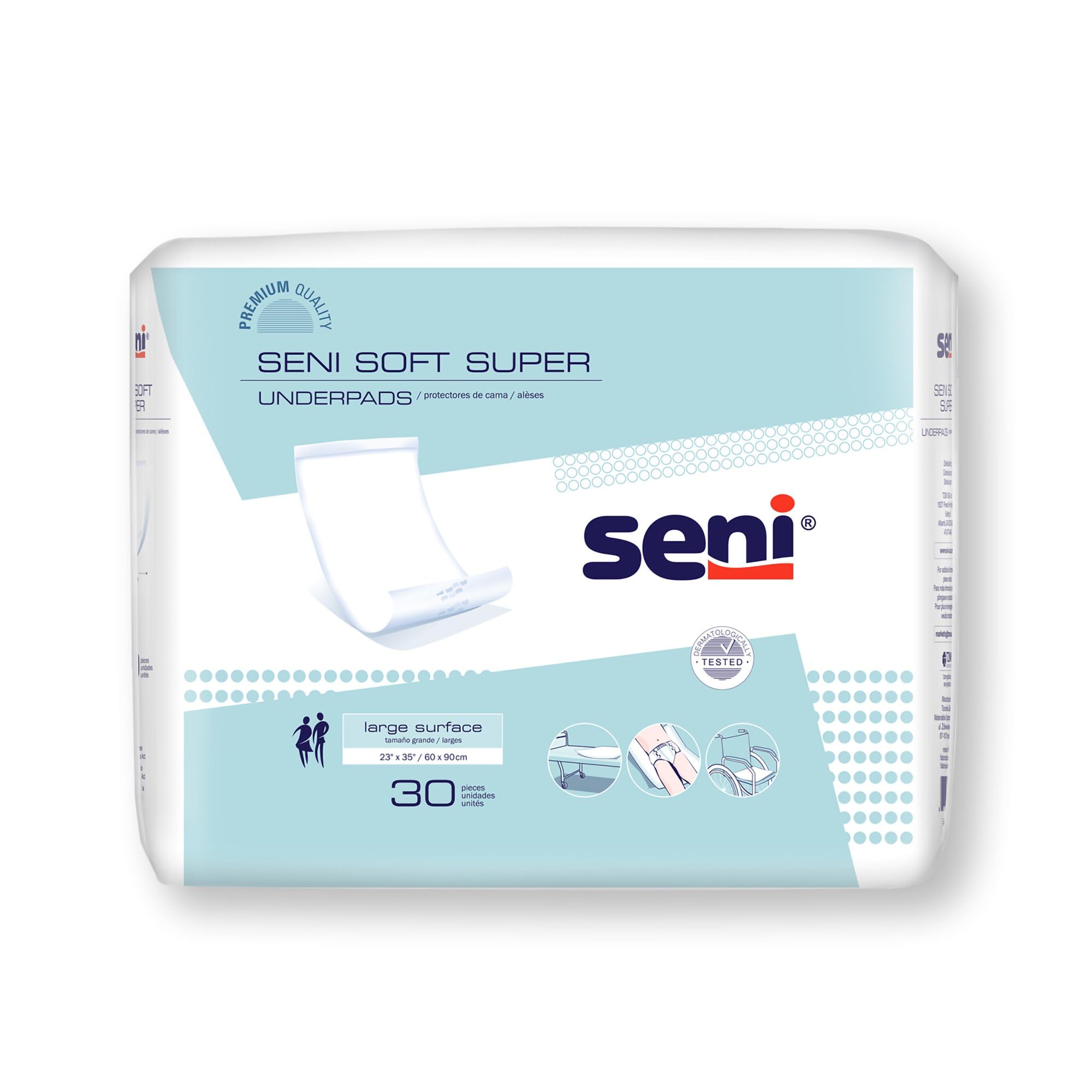 Soft Super Underpads, 30 Count