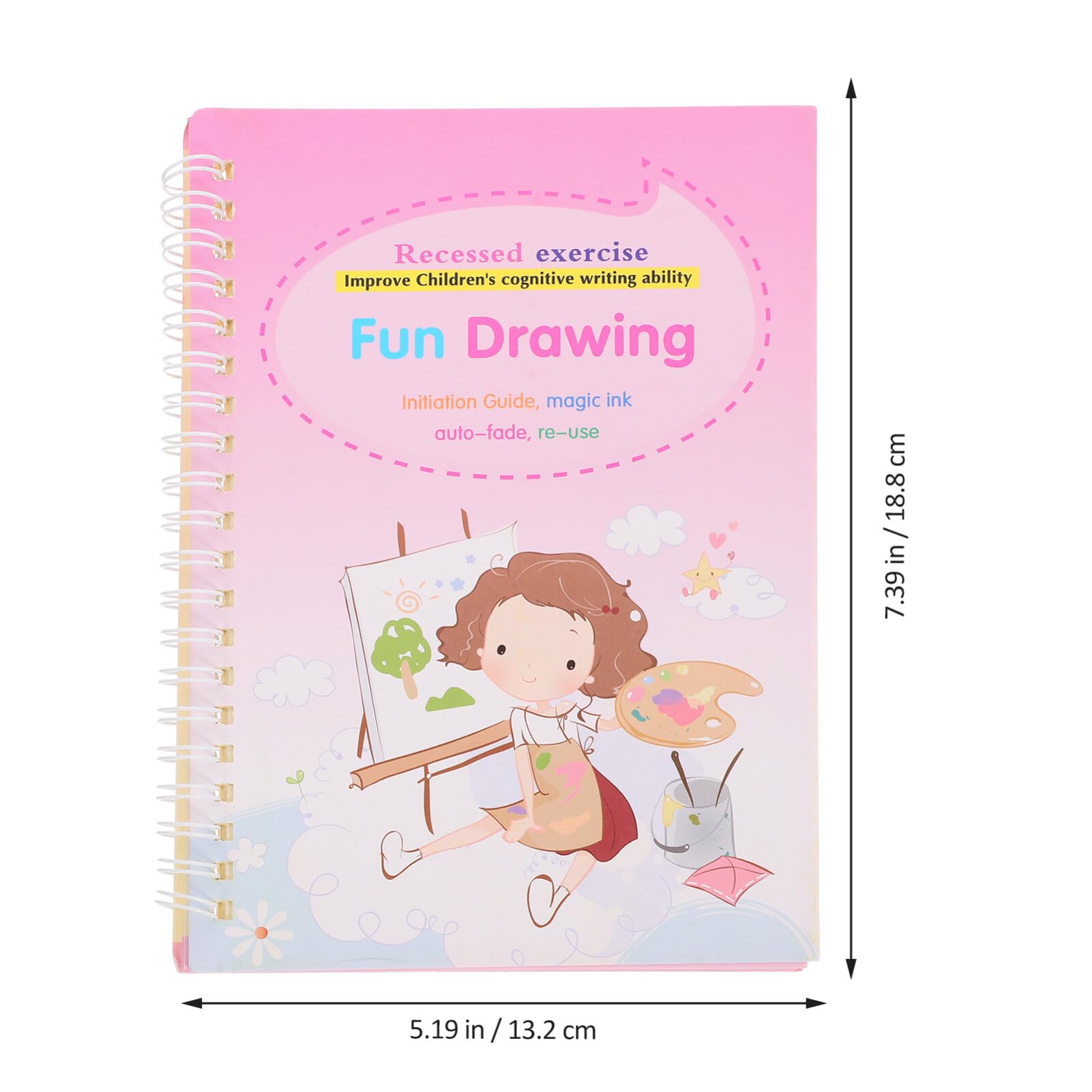 Livre D'écriture Rainurée 1 Set, Papier et Fer, Entraînement