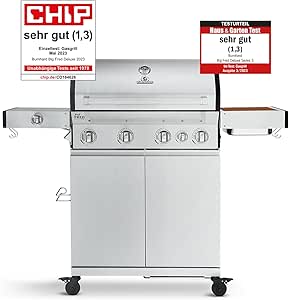 Produktabbildung: BURNHARD 4-Brenner Gasgrill Big FRED Deluxe