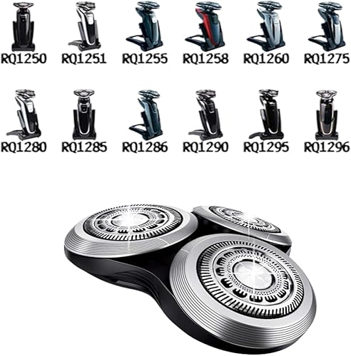 Miniatura 2 de RQ12 Cabezal de repuesto para Philips Norelco RQ12 RQ11 RQ10 Sensotouch 3D 1260X 1280X 1290X RQ1180 Arcitec, 1 paquete