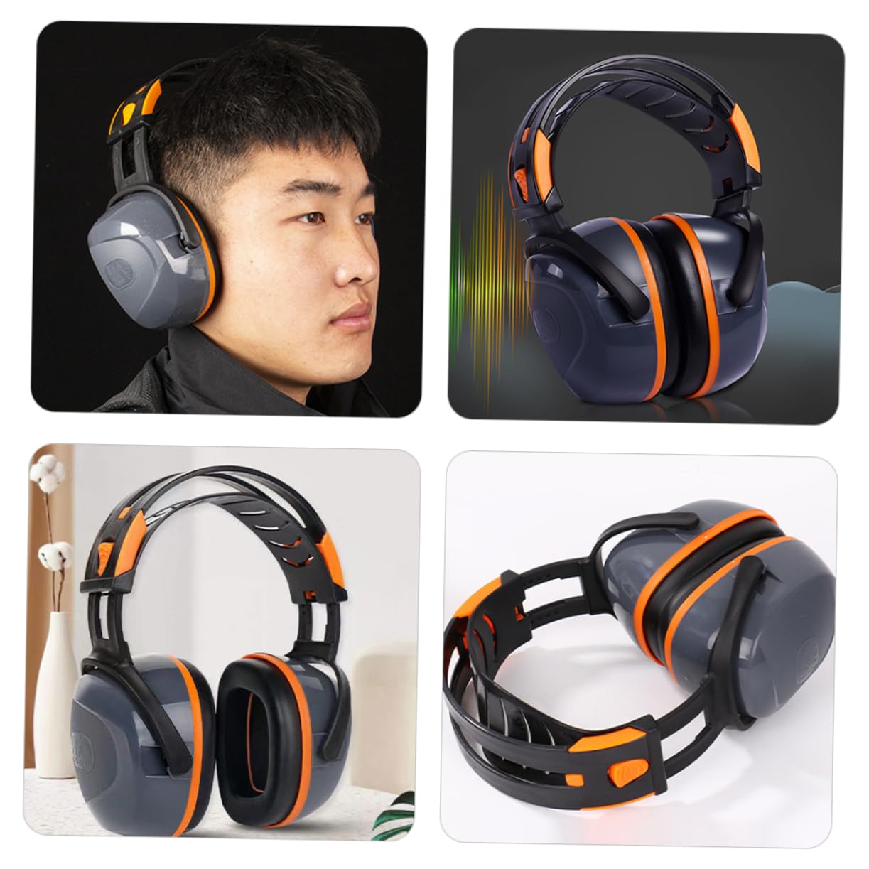 Gadpiparty 5pcs Protector Antiruido Protección Auditiva Orejeras Para Casco Protección Para Los Oídos Enchufe De Oído Cancelación De Sonido Dispositivo De Cancelación De Ruido Brotes Abs