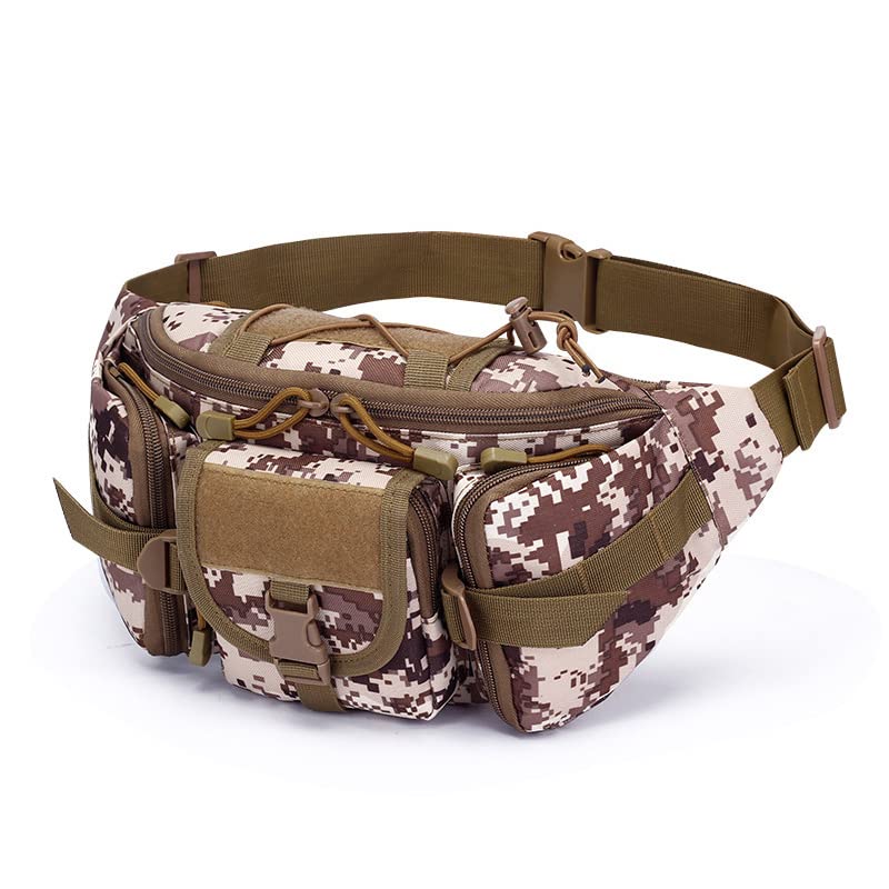Angeltaschen Wasserdicht Outdoor Sporttaschen Wandern Camping Tasche Wüste Digital