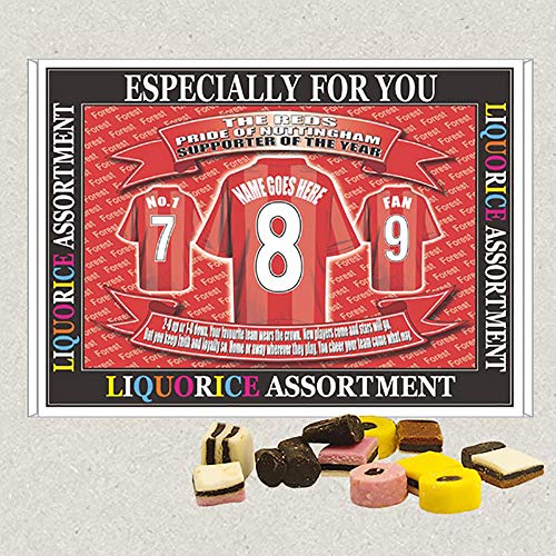 Nottingham Forest - Camiseta de fútbol personalizable con caja de regalo