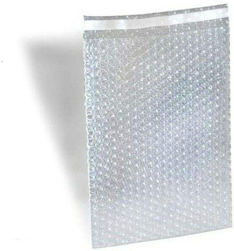 Bubble Out Bags 4.5 x 5.5 Clear Cushioned Pouches 4.5 x 5 1/2 Pack of 500 Bubble Pouch Bags. Self-Sealing. Mailing, Shipping, Packing, Packaging, Storage and Moving., BZ74684
