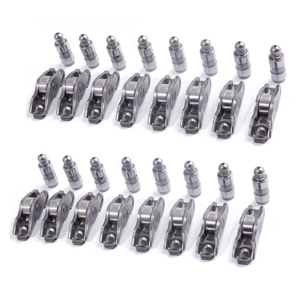 16x Hydrostößel Ventilstößel und 16x Schlepphebel kompatibel mit A4 A6 Q5 06E109409K 06E109417P