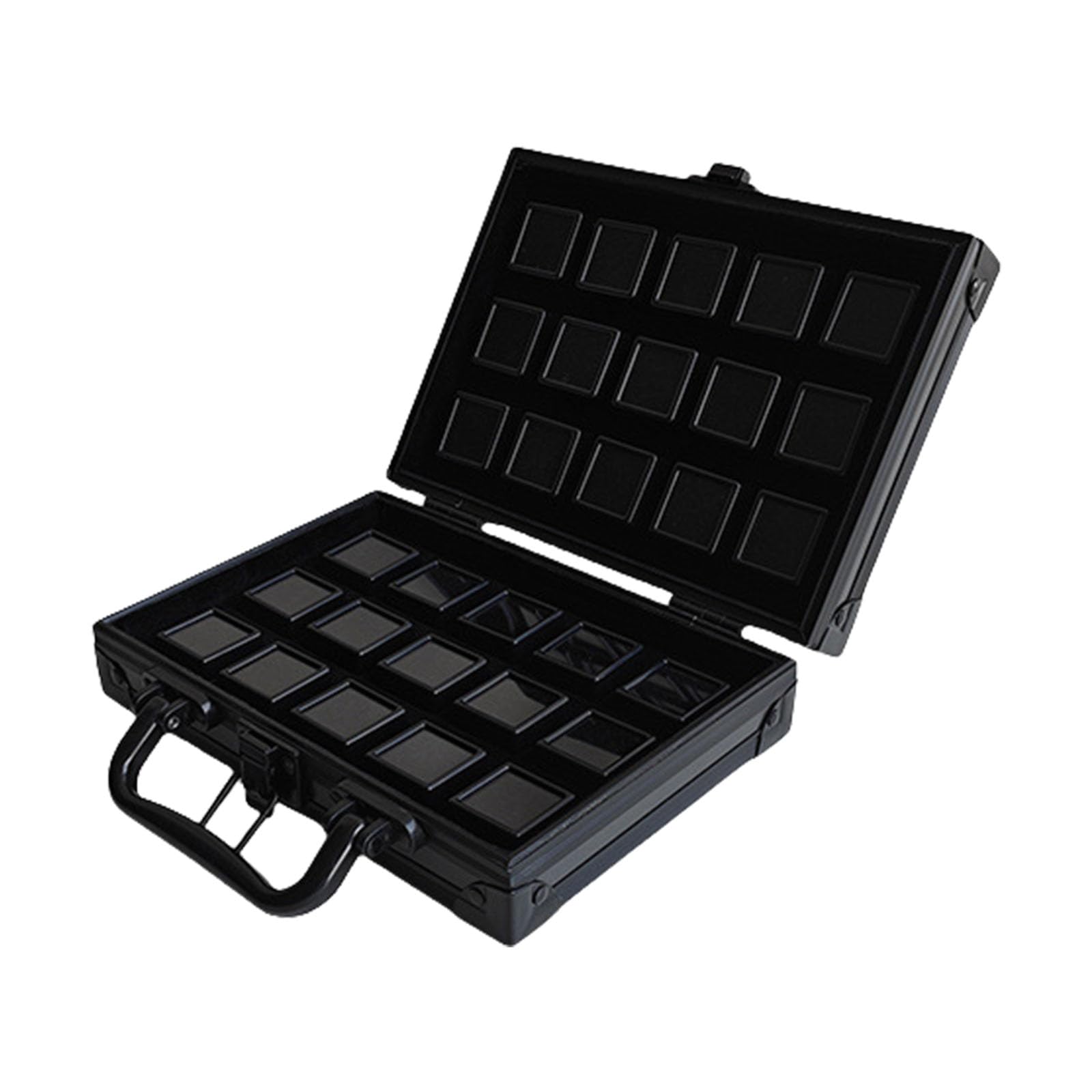 Portagioie in lega di alluminio spaziosa con inserto in schiuma protettiva, design per collezionisti e appassionati, organizer portatile per gioielli