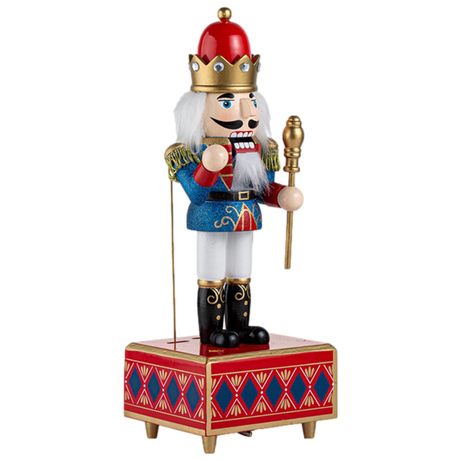 Carillon Decorazione Natalizia in Legno | Carillon da Tavolo in Legno Per Appassionati Collezionisti Decoratori d'Interni Amanti della Musica Mensola del Libreria