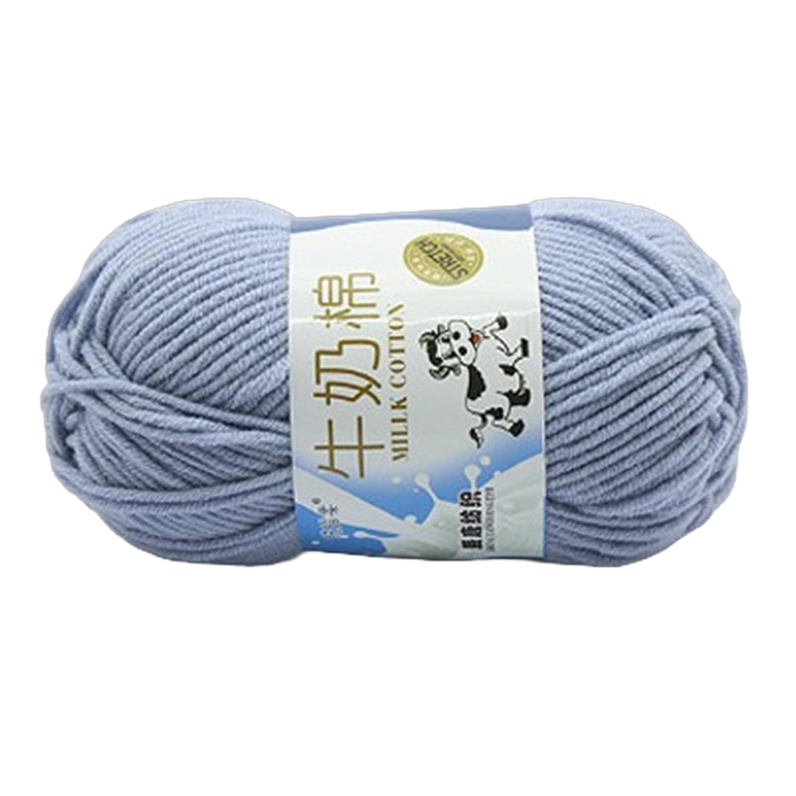 Tsophreniq Hand Knitting Yarn Milk Cotton Yarn Soft Colourful Crochet Cotton Threads Knitting Accessories for Children Colourful Crochet