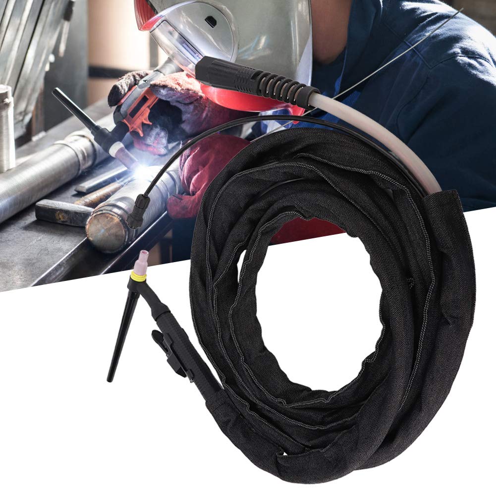 Soudeur TIG, WP 9F Pistolet de Soudage à L'arc à L'argon TIG Kit de Torche TIG Torche TIG 4 Mètres Torche de Pistolet de Soudage MIG Torche TIG Refroidie par Air pour