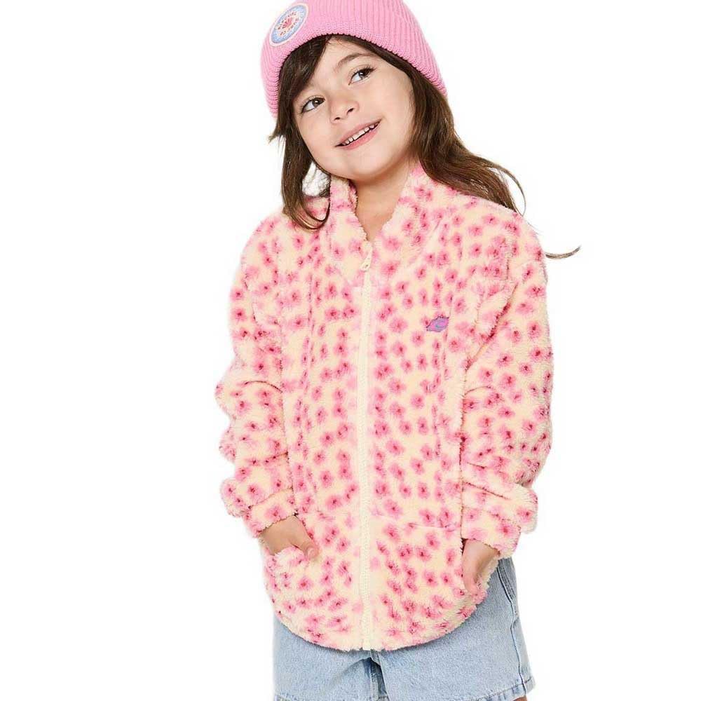 RIP CURL Party Wave Polar Full Zip Sweatshirt 3-4 Years