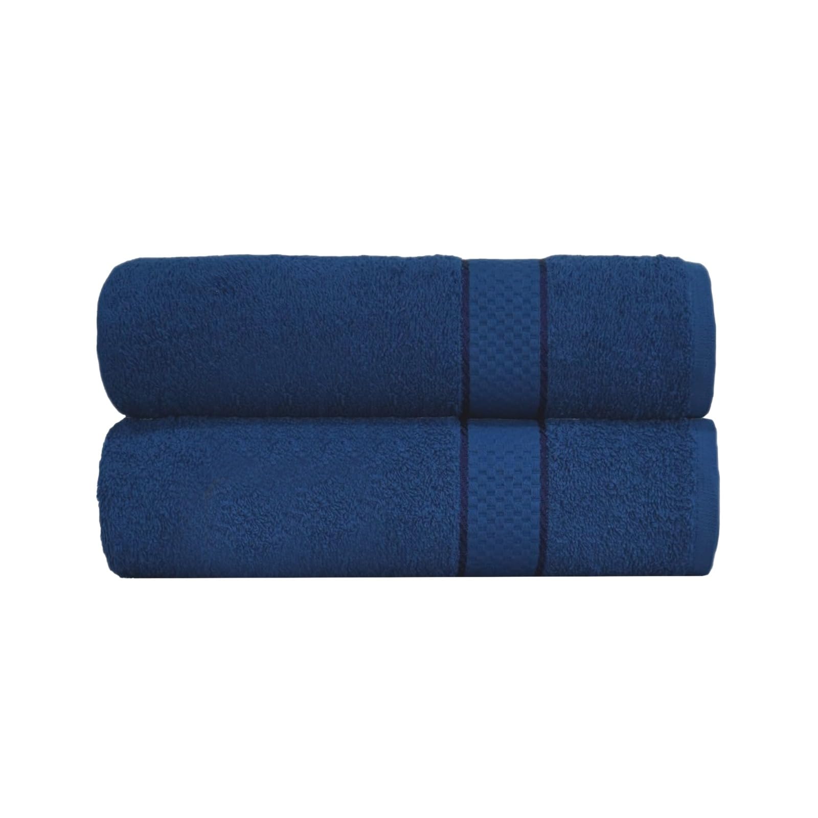 TT ThreadTrade Premium Bath Towels, Sheet, Soft and Absorbent, Super Soft Hotel Quality Towel, Quick And Efficient, 100% Egyptian Cotton Bath Towels, 80 x 140 cm, 500 GSM, (2, Royal Blue)