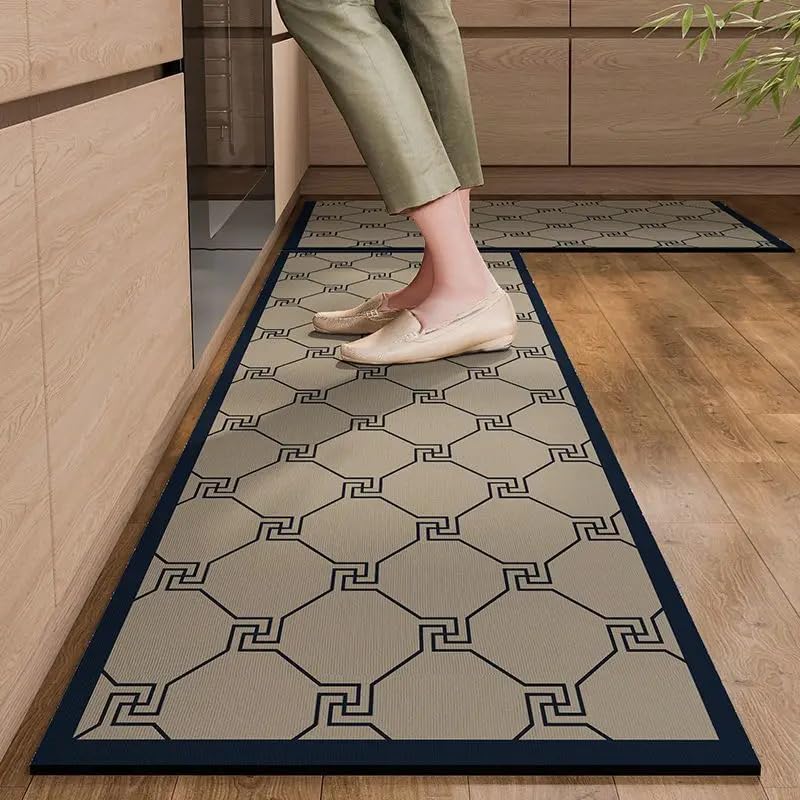 Dravizon Kitchen Mat [2 Pack] Padded Comfort Anti Fatigue Mat Non-Slip Kitchen Rugs and Mats Waterproof Memory Foam Kitchen Rug Standing Office Kitchen (3D) (B0CXJ1PQYC) Amazon Price History, Amazon Price Tracker