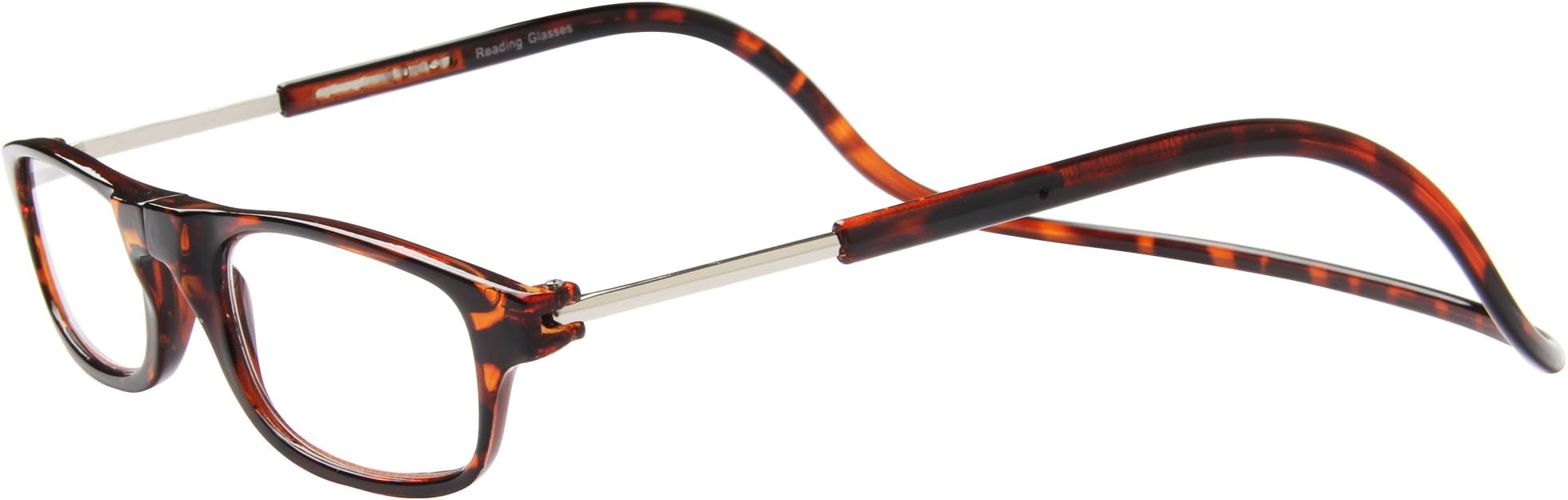 Reading Glasses Magnetic Men's Women's Eyeglasses OL02(Leopard,+1.50)