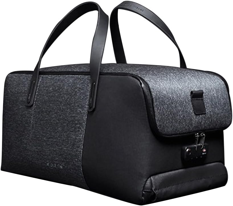 KORIN FlexPack Multifunctional Flexibility Anti-theft Duffle Bag Backpack Waterproof Laptop Bag with 2.0 USB Charging Port Large Capacity TSA Travel Bag Friendly Easy Convenient Secure