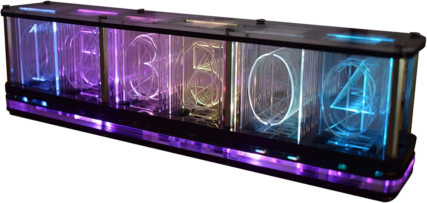Amazon.co.jp: ニキシー管 真空管 ニキシー管 時計，完璧な LED