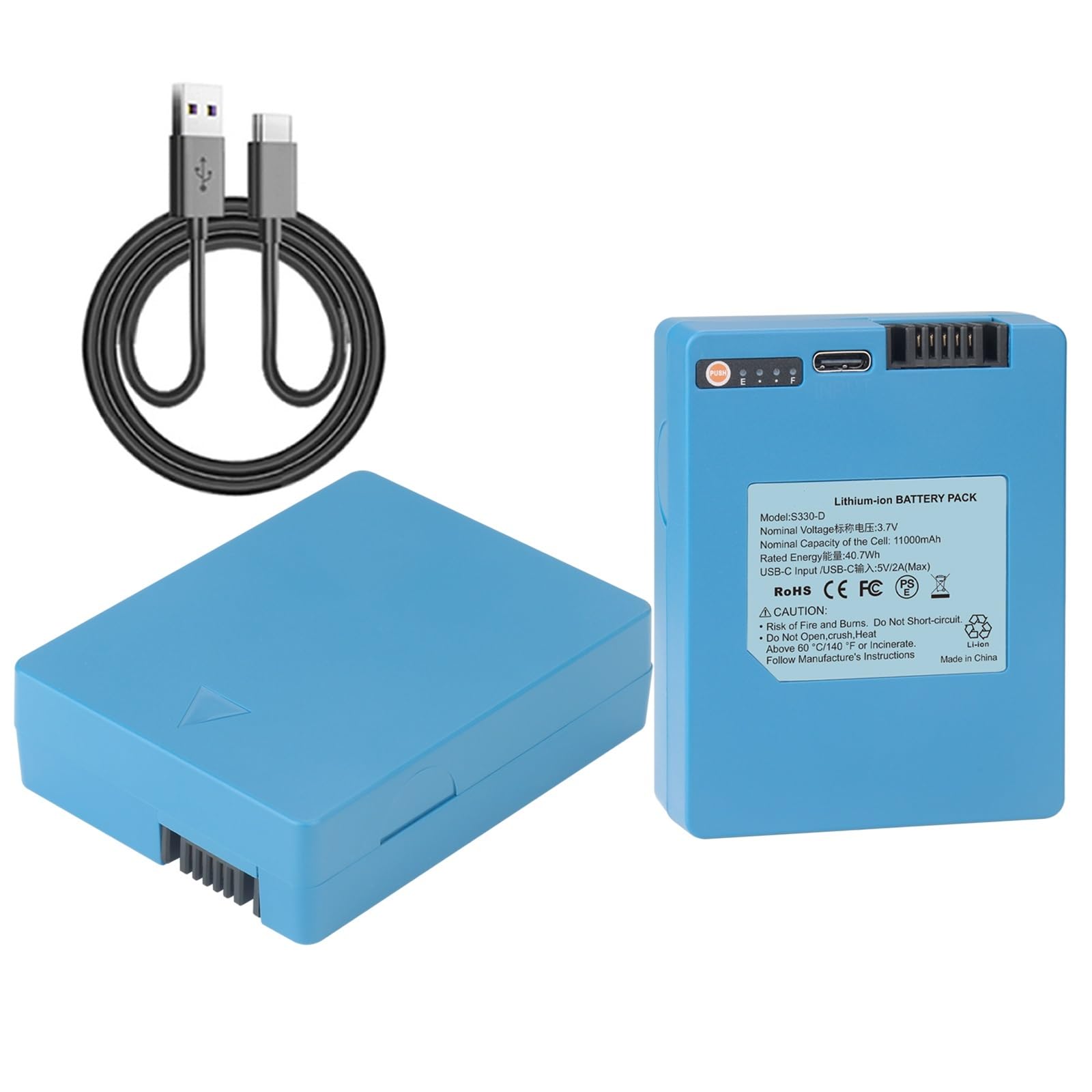 Batterie de serrure de porte, Compatible avec Eufy,