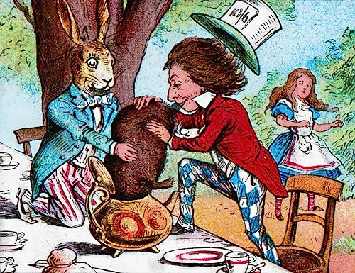 Le chapelier fou poster Tenniel pour décoration salon rétro et original