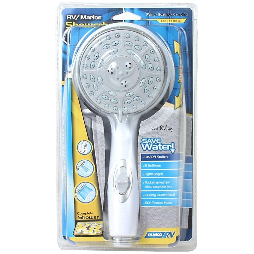 Kit de ducha portátil Camco 43714, 4 unidades miniatura 2