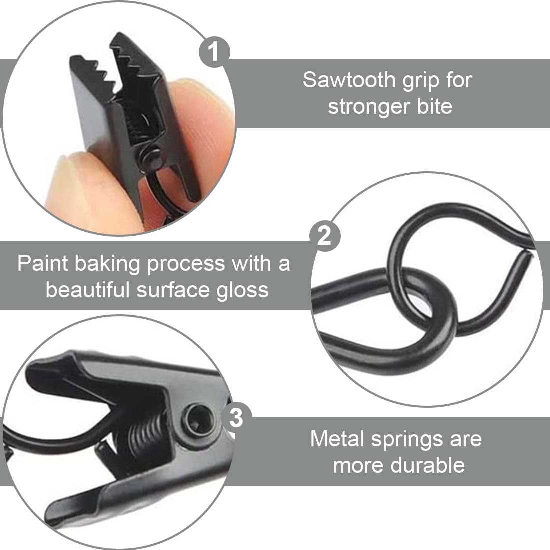 48 Clip Gancio A S Per Tende, Luci E Decorazioni - Morsetti Metallici Multiuso Per Casa, Ufficio E Feste - Foto 9