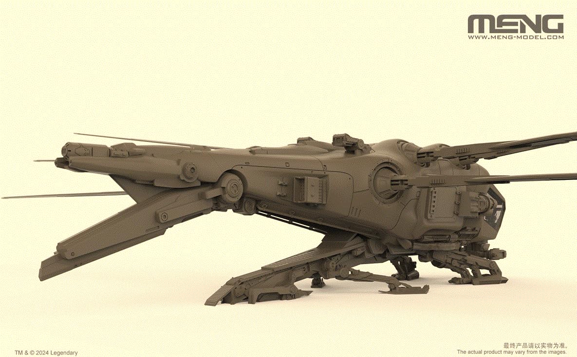 Meng - 1/72 Dune Harkonnen Ornithopter - Plastik-Modellbau - Maßstab: 1:72, Einheitsgröße C