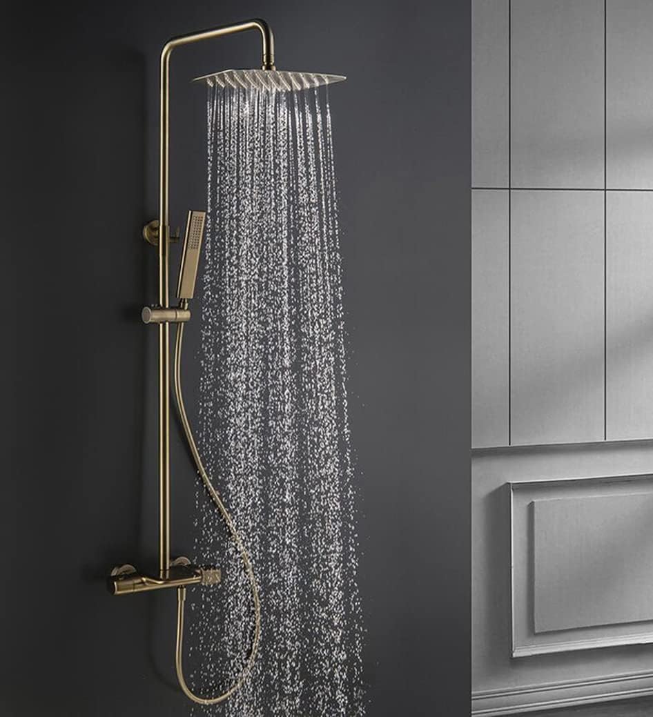 Mitigeur inverseur en laiton et système de douche effet pluie