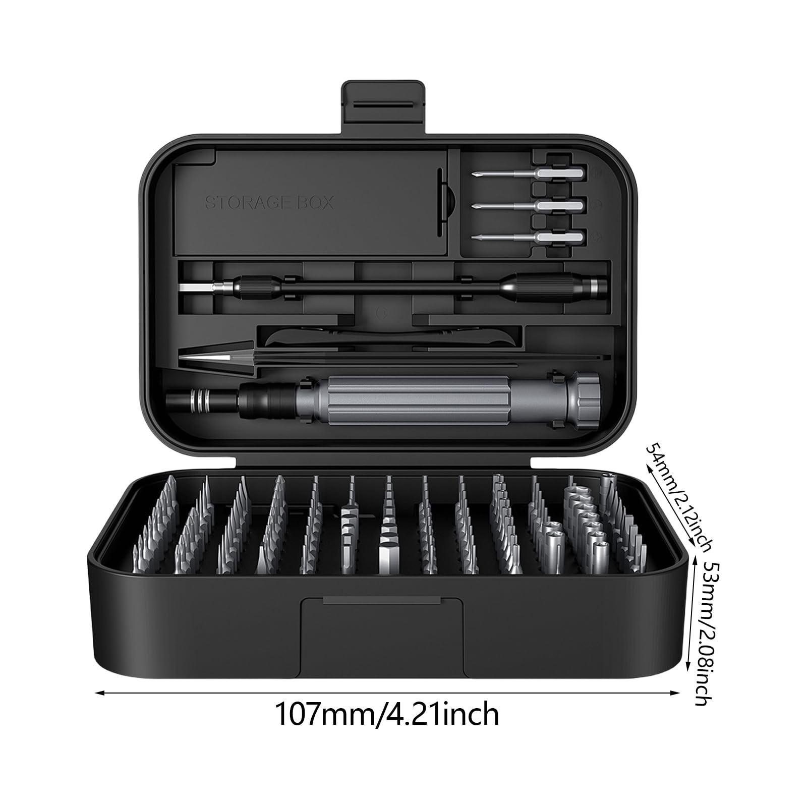 Juego de destornilladores de precisión pequeños 150 en 1 con puntas herramienta de reparación electrónica para computadora, laptop, teléfono y gafas
