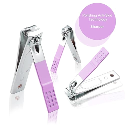 Miniatura 3 de Juego de manicura y pedicura, kit de cortaúñas para uñas de los pies, kit de manicura profesional de pedicura, kit de cuidado de uñas con estuche de