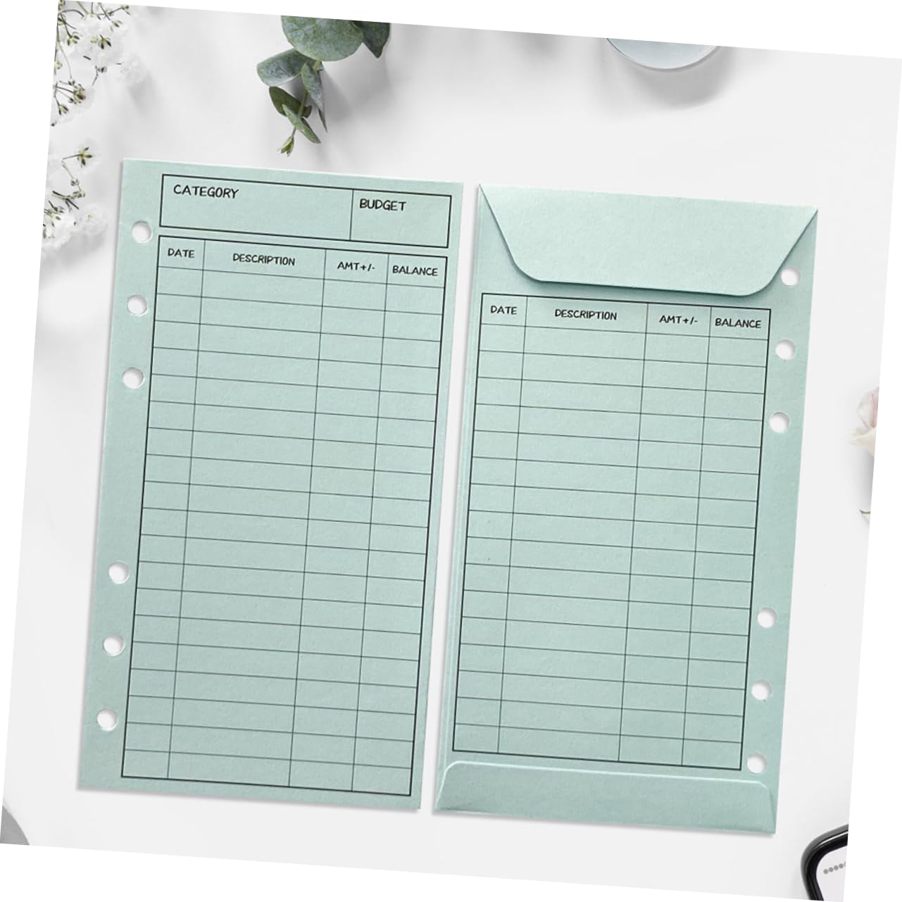 NUOBESTY 3 Set di Raccoglitori per Budget Buste per Denaro Buste per Contanti Tasche Decorative per Libri Contabili Pezzi * 3