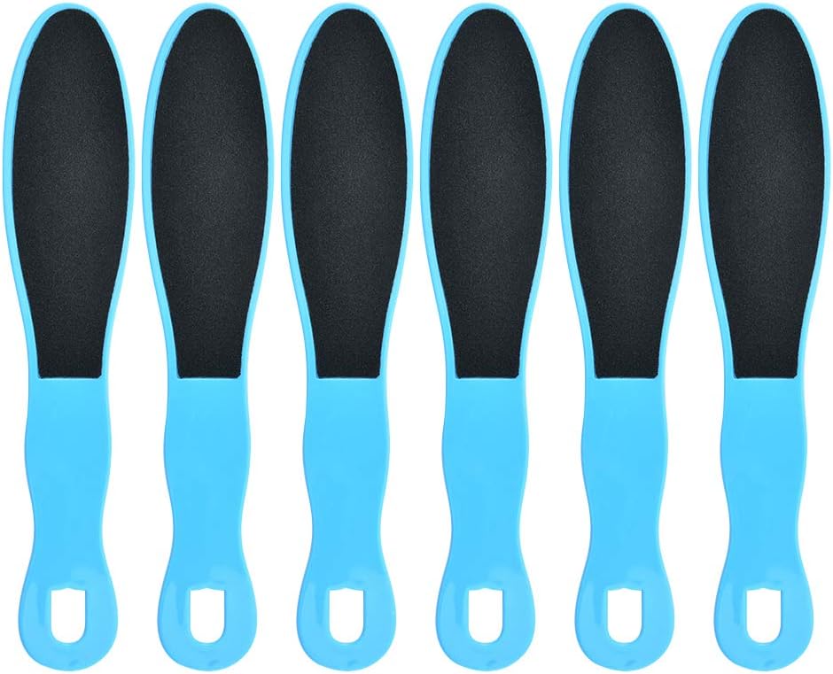 6 Pieces Double Sided Pedicure Foot File Effectively Remove The Foot Hard Skin, Dead Skin and Calluses Reusable Foot Care Repair Tool