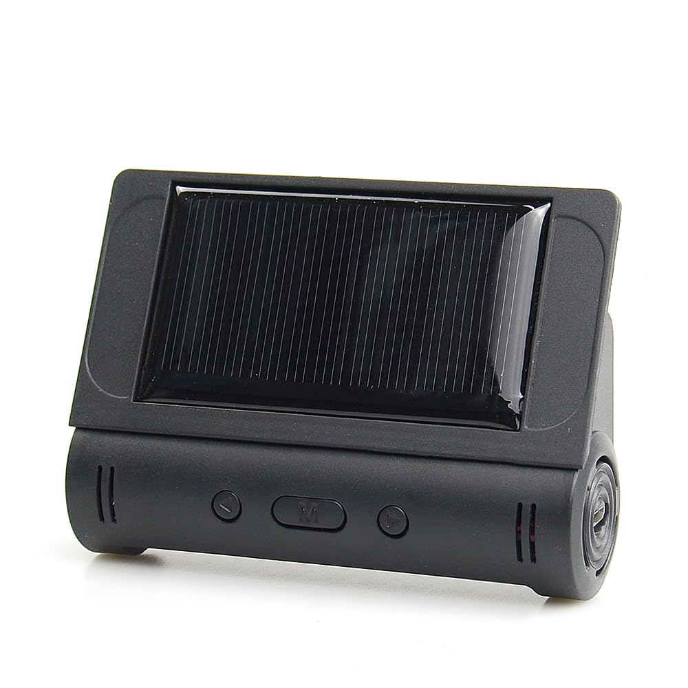 Tpms Sistema di monitoraggio dell'Allarme della Pressione dei Pneumatici for Auto Solare Sensore di Temperatura Interno ed Esterno dei Pneumatici a 4 Ruote Pressione Pneumatici(External)