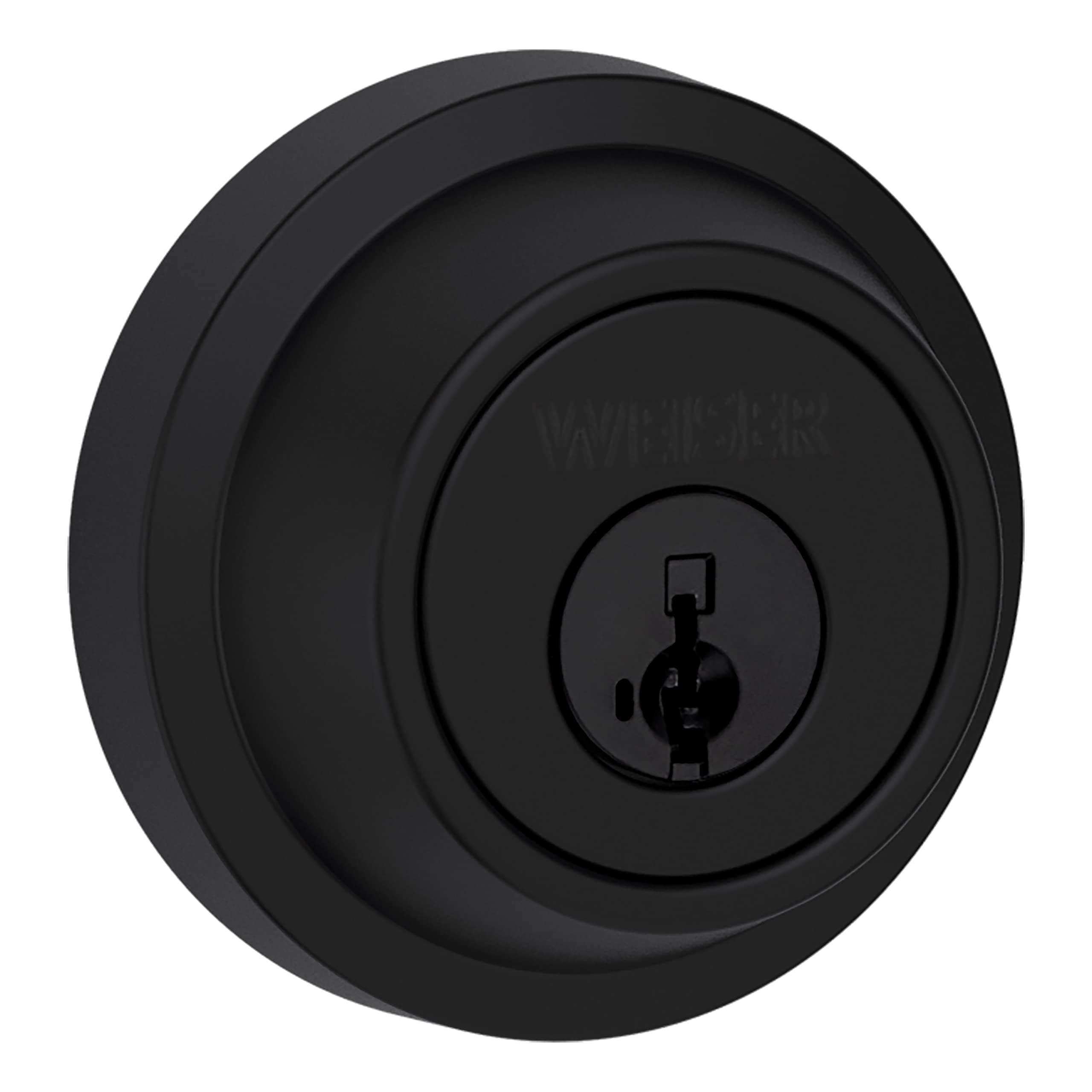 Weiser Modern Square Polished Chrome Deadbolt, ANSI/BHMA Grade 1 Low