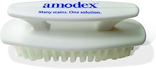 Amodex Laundry Brush for Stains on Clothes, Use with Amodex Stain Remover to Remove Ink, Sharpie, Makeup, and More, Soft Bristled Brush for Stain Removal Even on Delicate Fabrics and Skin