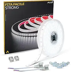 Fita Led Facile Strong 5 Metros 20w 13mm Branco Quente 2700k, Branco Neutro 4000k ou Branco Frio 6500k 240 leds a prova d'água Alut By Avant (Branco Frio 6500k, 110v)