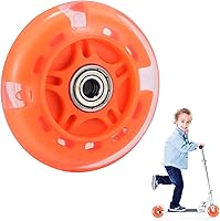Vista 14 de Ruedas de repuesto para scooter, rueda de flash LED de 3.150 in, mini ruedas de patinaje para microscooter, luces traseras ABEC-7 de 3.150 in