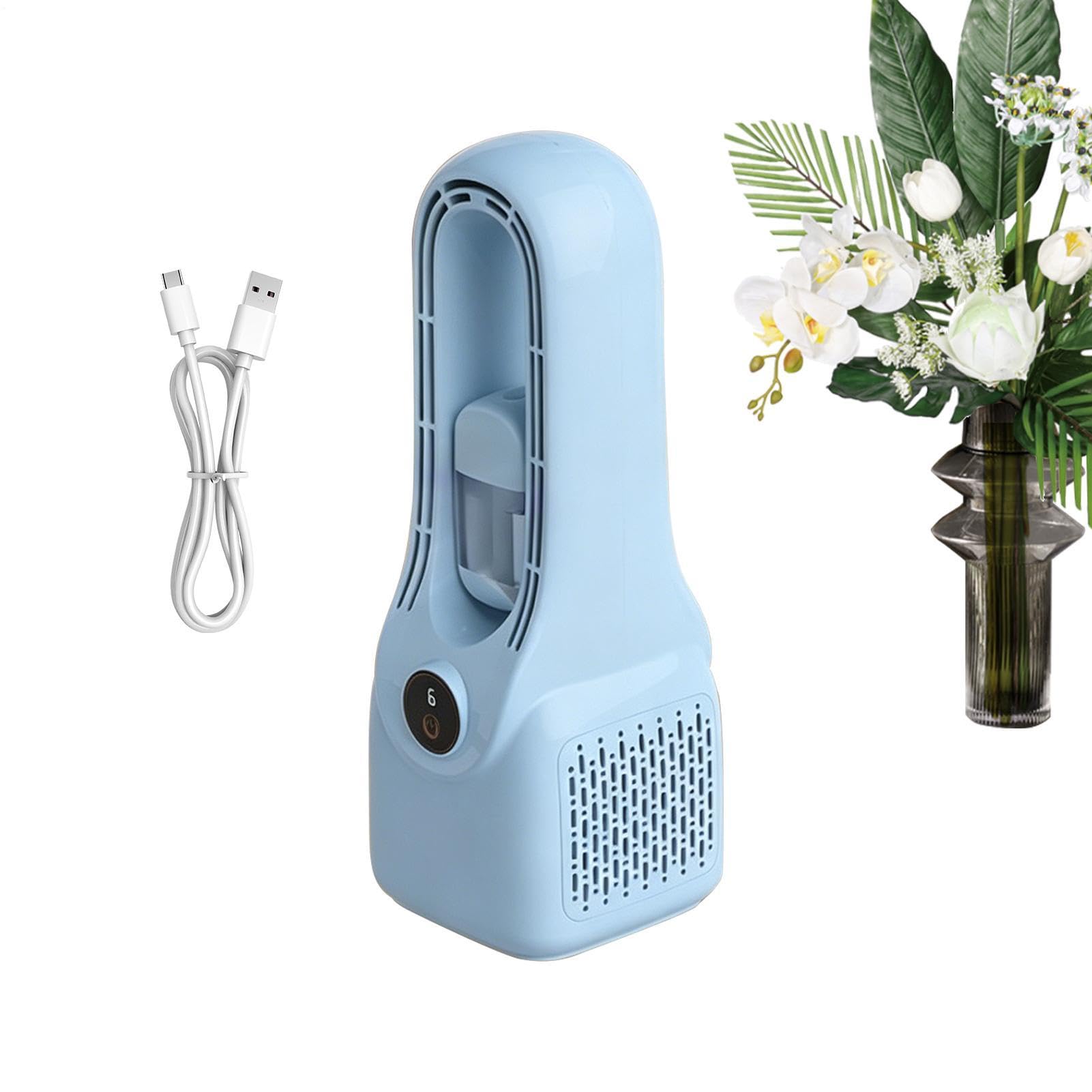 Ventilateur humidificateur silencieux sans pales avec brumisation fraîche et autonomie 1500mAh