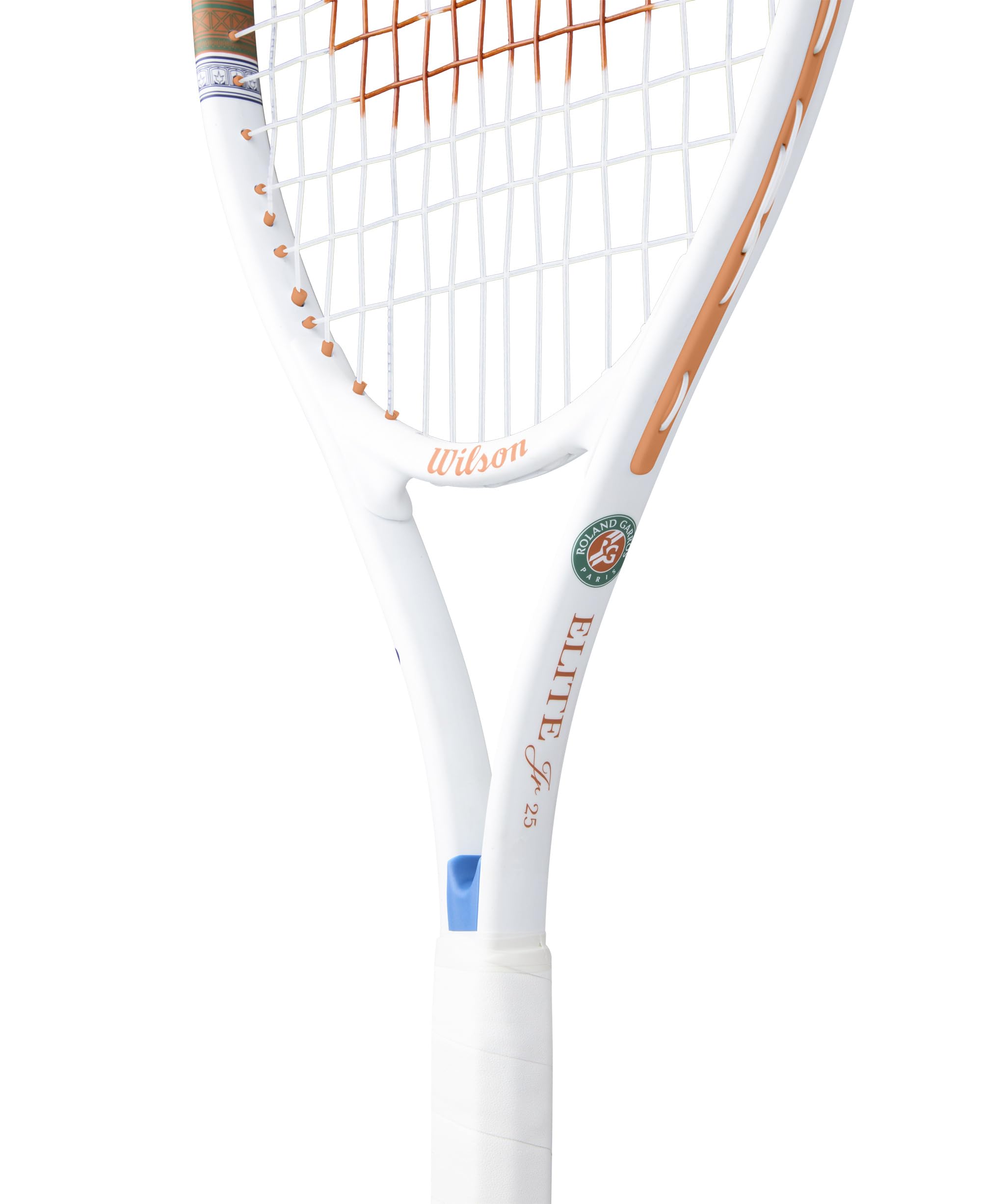 Wilson Roland-Garros 2026 Elite Jr 25 Tennisschläger, Leicht, Halbhülle