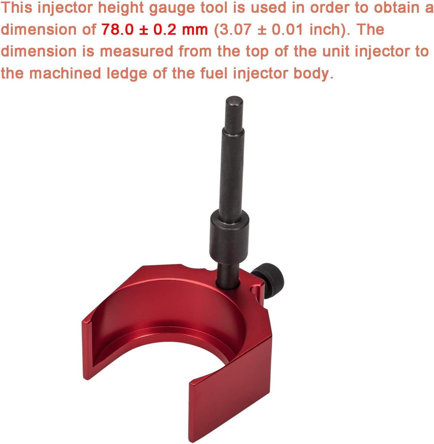 Unifizz 9U-7227 Injector Height Adjustment Gauge Tool & J-38587-A Engine Barring Socket for C-A-T Cater-pillar 3406E, C15, C16