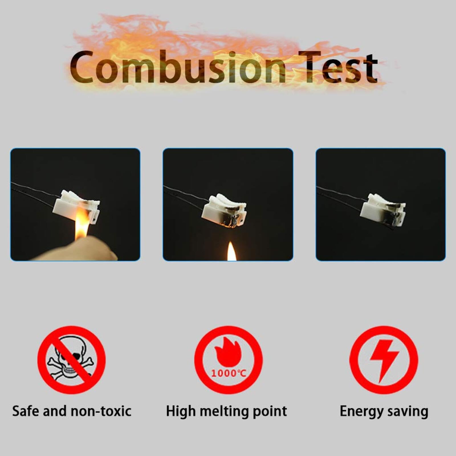 30pcs White No Solding Welding Quick Cable Wire Connector No Screw Terminal Spring Clamp (2 bit).spring wire connectors - Image 4