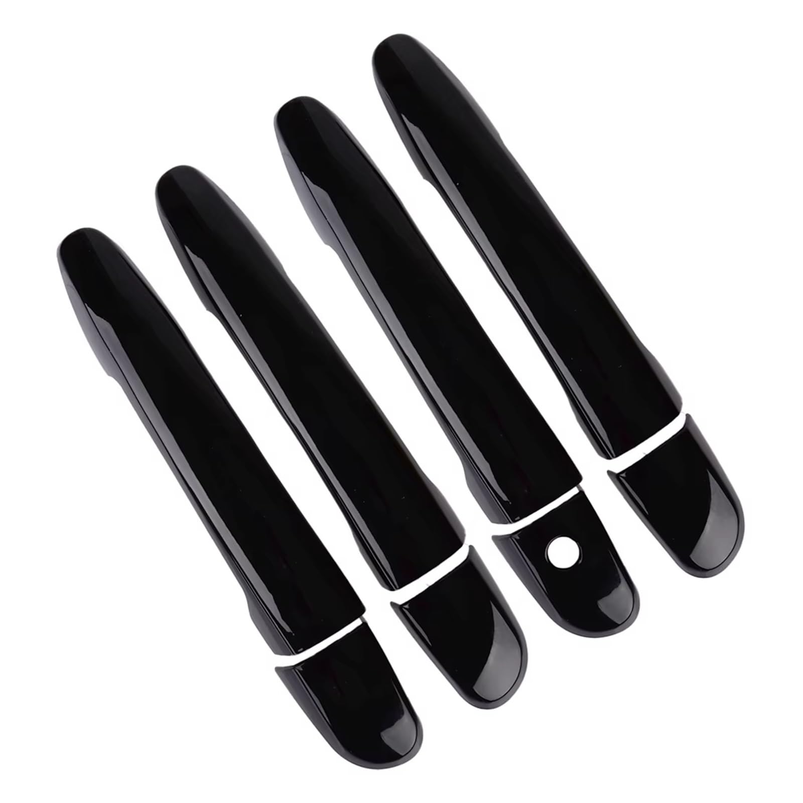 TRGDFDAA Door Handle Trims Covers Compatible with Mazda for CX-5 SUV 2013 2014 2015 2016 2017 2018 2019 2020 2021 2022 2023 Exterior Door Handle Cover Trim with 1 Key Hole