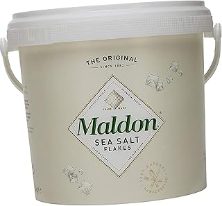 Maldon Salt Company Maldon Salt, Sea Salt Flakes, Resealable Tub, Kosher...