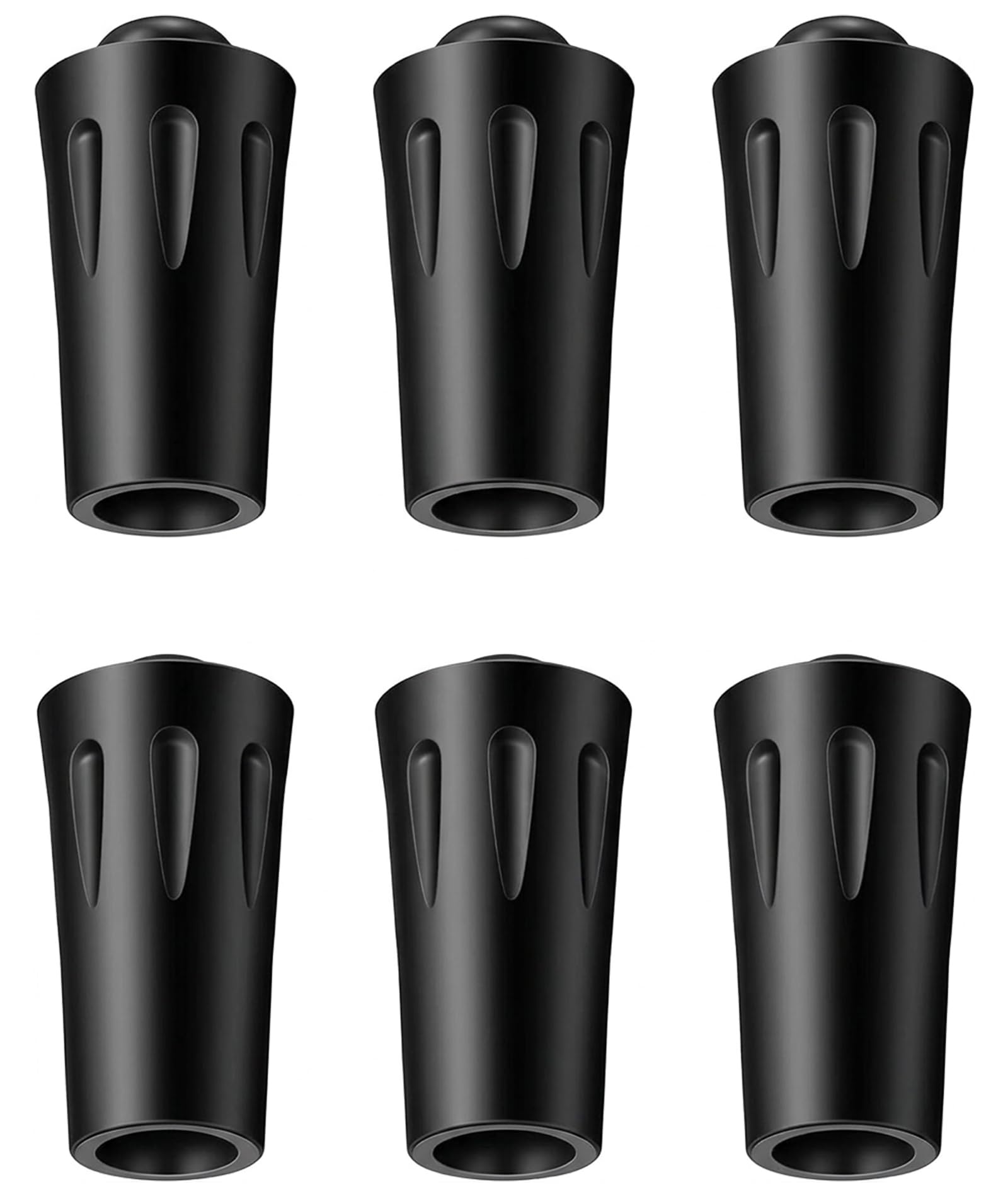 6PCS Walking Stick Rubber Base, Walking Stick Rubber Replacement Set of Six, Durable Anti-Slip Tips for Hiking and Trekking, Compatible with Standard Walking Sticks and Trekking Poles-image-35