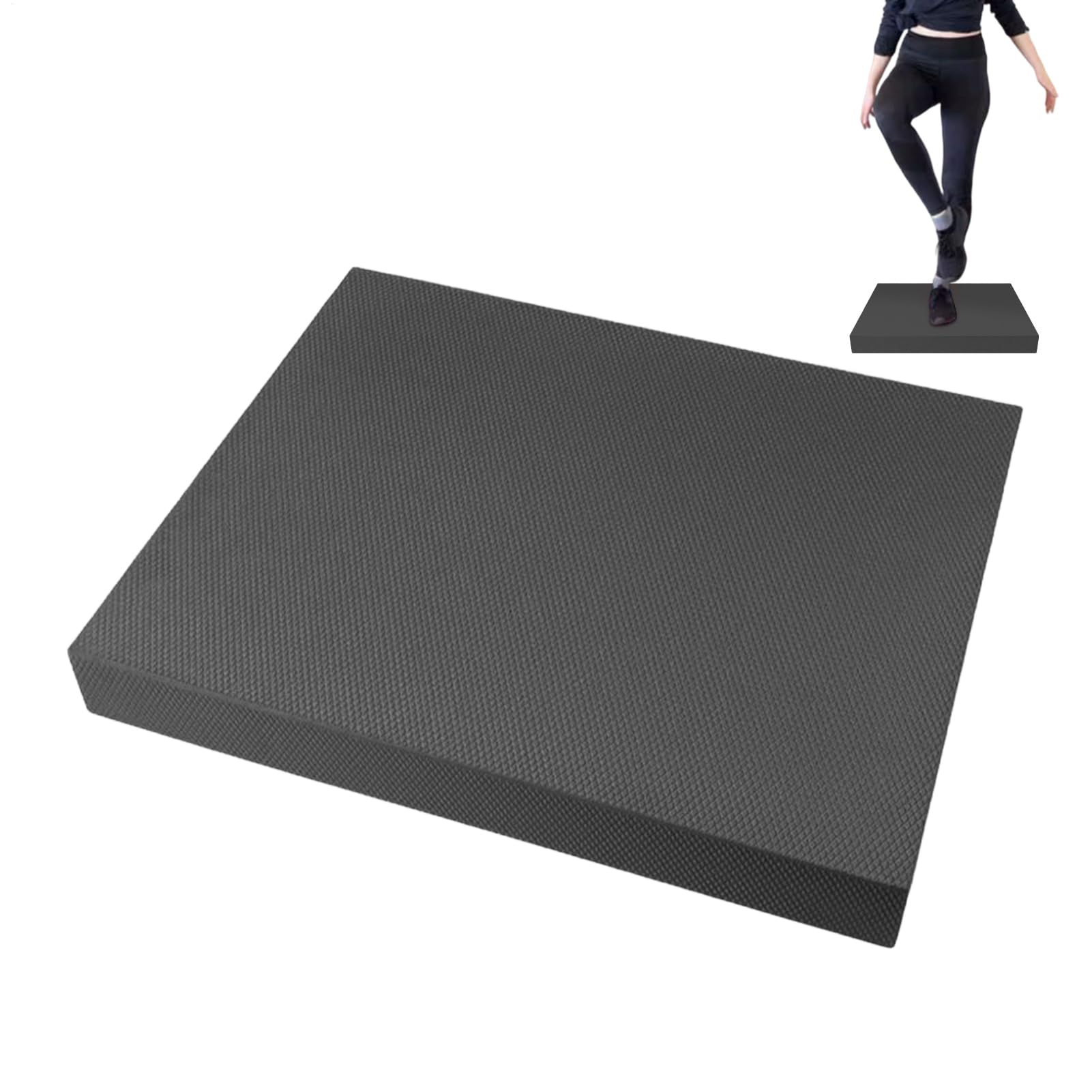 Balance-Pad für Gleichgewichtstraining 50x40cm Weiches Dickes | Gleichgewichtstrainingsgerät aus Schaumstoff für Frauen Männer -Fitnessstudio Indoor-Boden Yoga Pilates Workout Fit