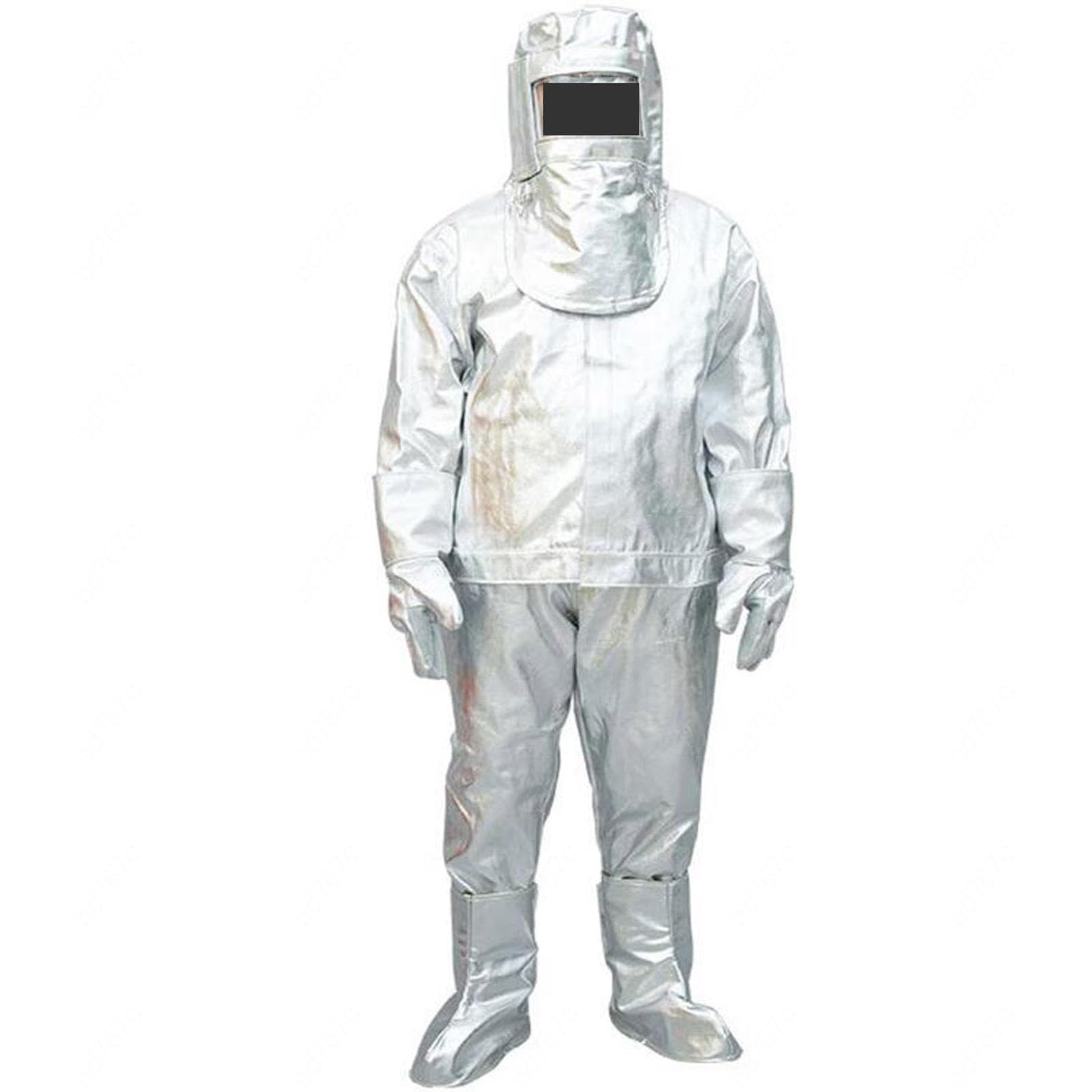 Ropa Trabajo Ignífuga, Ropa Aislamiento Térmico Material Ligero Seguridad Ignífugo Adecuado para Aeroespacial, Protección contra Incendios, Policía A Prueba Explosiones