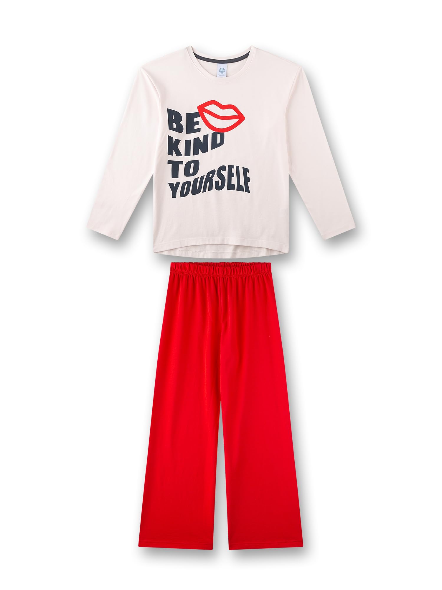 Sanetta Mädchen-Schlafanzug lang schwarz | Hautfreundlich, weich & atmungsaktiv.