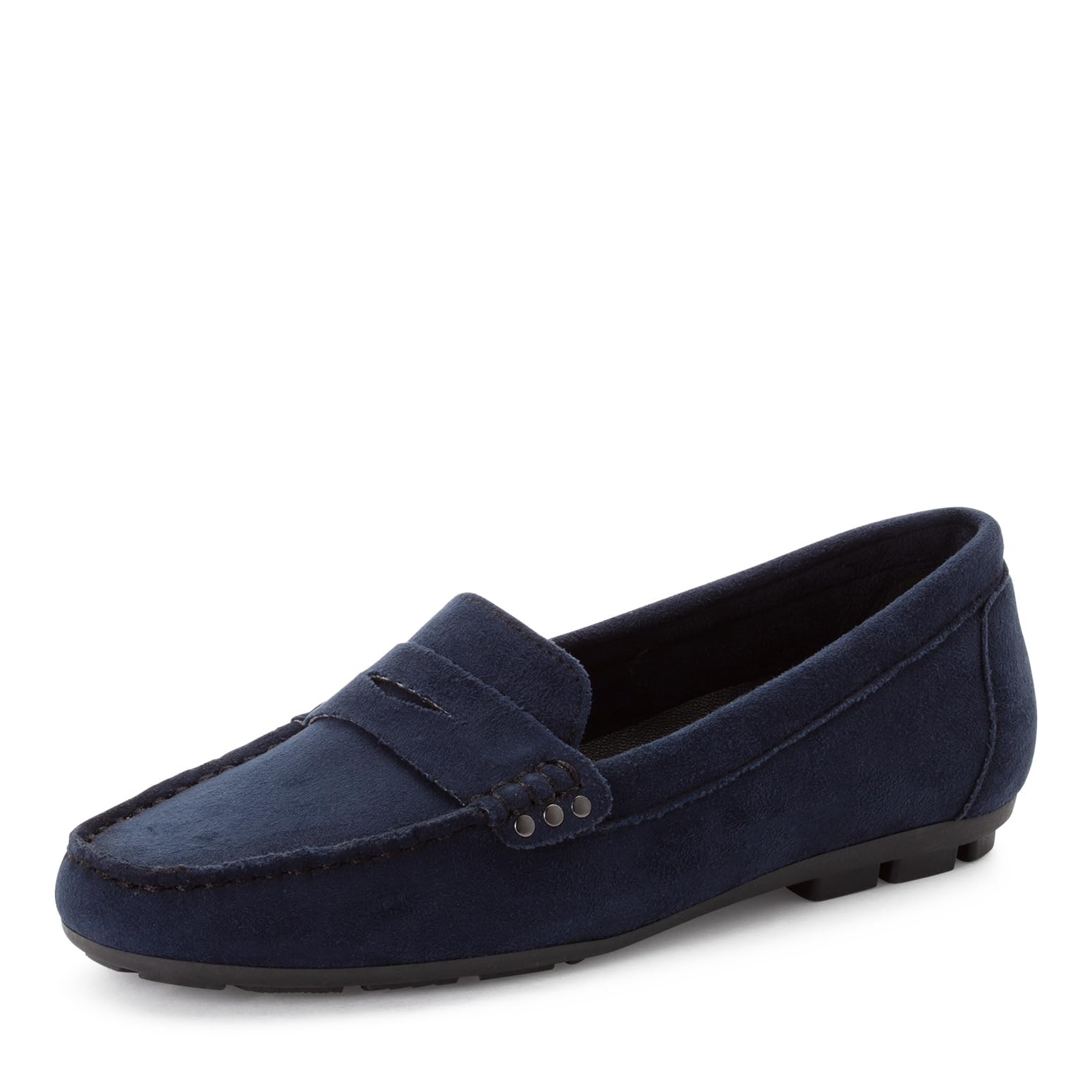 MARCO TOZZI Women Moccasin Soft Feel Me Footbed Comfortable, Blue (Navy), 4 UK
