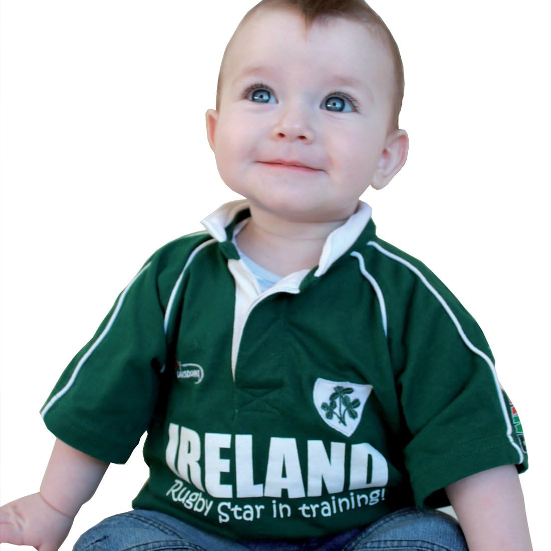 Lansdowne Green Ireland Rugby Star Maglia da Allenamento per Baby (1-2 Anni)